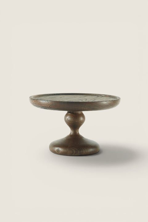 Lysfat - Wooden Cake Dish M Dark