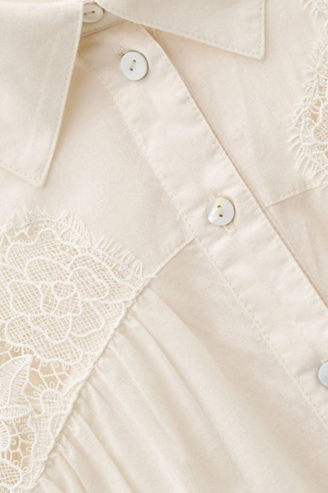 Skjorte - Shirt Roseanne Ecru
