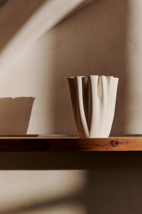 Vase - Dedali M Off-White