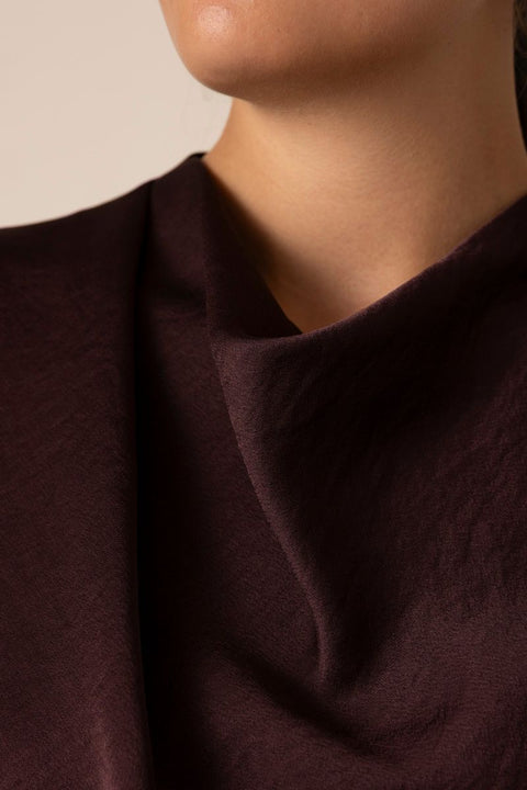 Topp - Draped Cowl NK Fig