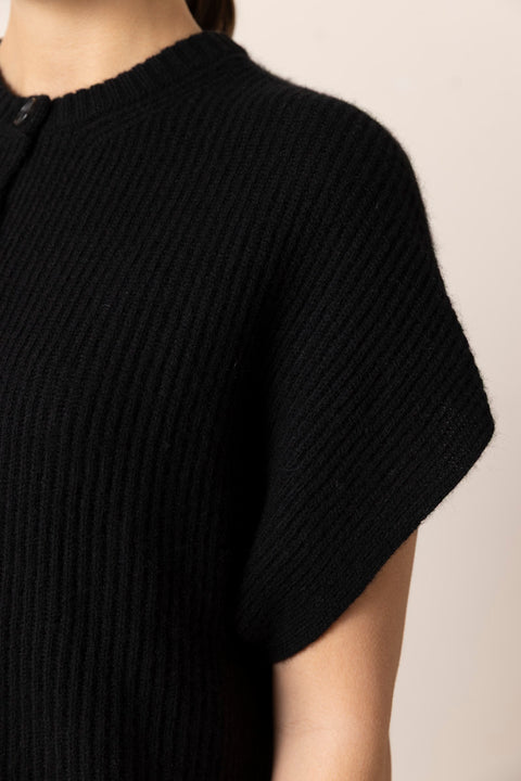 Vest - Thilda Yak Black