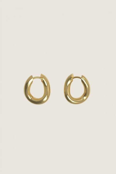 Øreringer - Thorn Hoop Tiny Plated