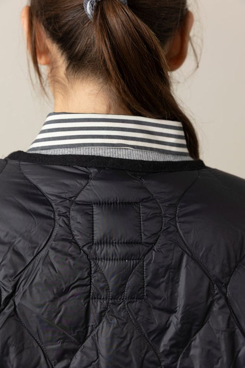 Jakke - Military Long Down Jacket Black