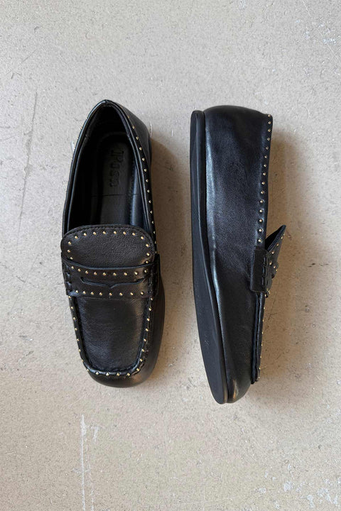 Loafers - Bardot Loafer Studs Black