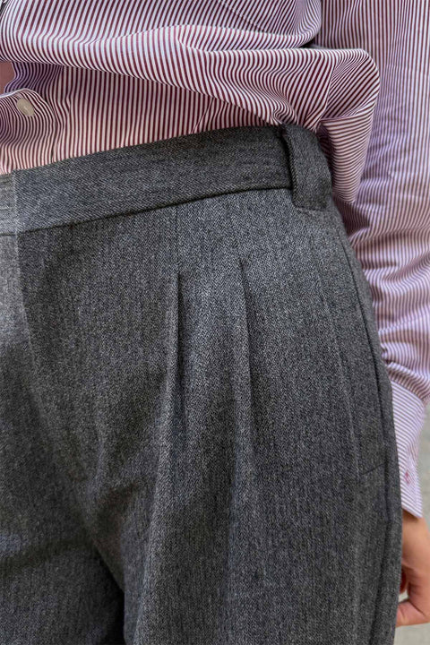 Bukse - Lawrence Tailored Pant Charcoal