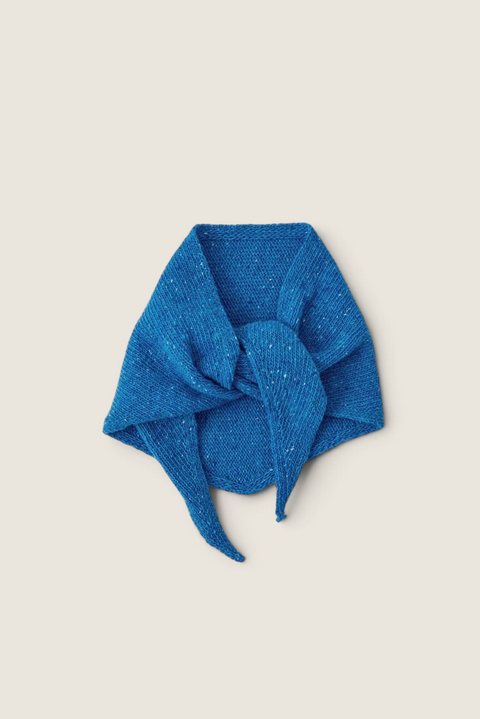 Skjerf - Donegal Merino Bandana Porcelain Blue