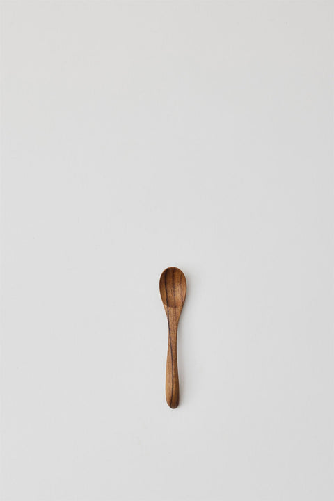 Skje - Teak Salt Spoon