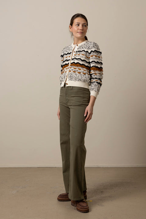 Cardigan - Cecilia LS Cardigan Scallop