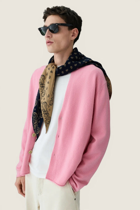 Skjerf - The Wild Rag Cotton Navy/Camel