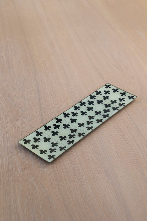 Glassfat - Decoupage Ten of Clubs