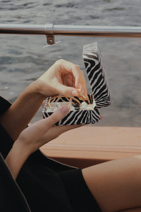 Smykkeskrin - Travel Box Zebra