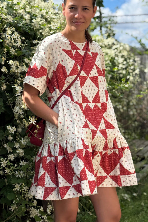 Kjole - Dorothy Patchwork T-Shirt Dress Multi