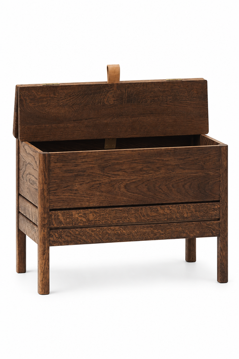 Benk - A Line Storage Bench 68 Røkt Eik