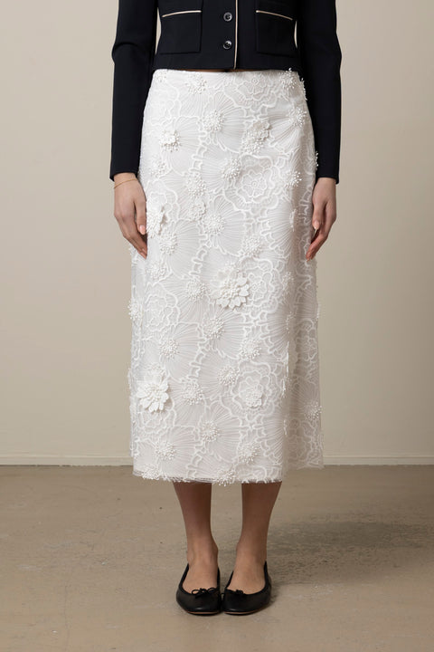 Skjørt - Sheer Meadow Skirt Pure White