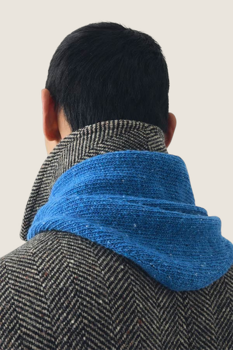 Skjerf - Donegal Merino Bandana Porcelain Blue