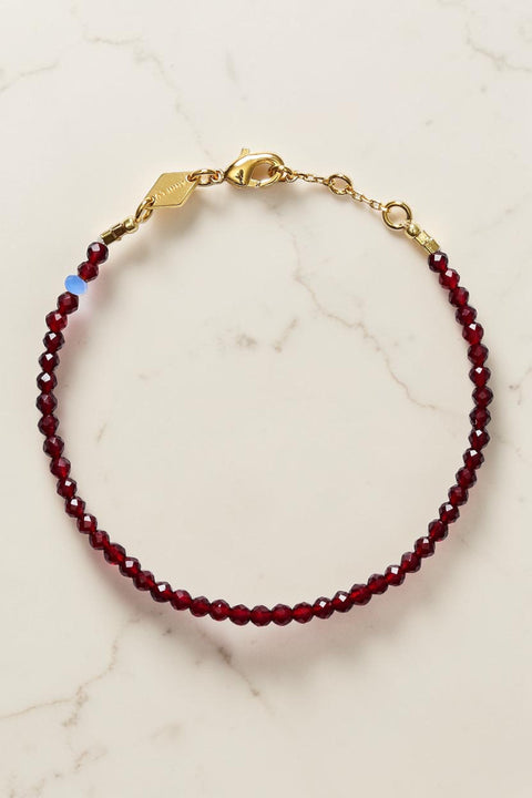 Armbånd - Tan Line Deep Burgundy
