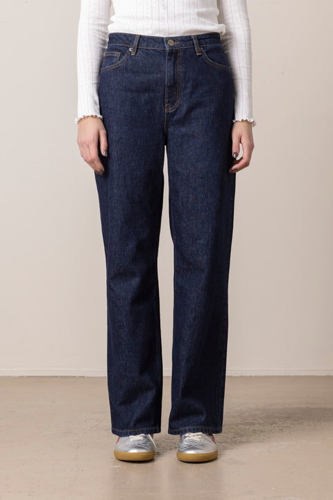 Jeans - Maddy Straight Jeans Indigo Blue