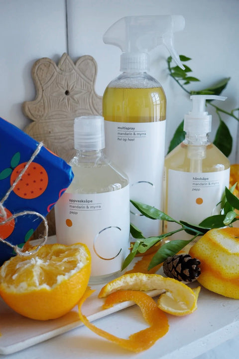 Oppvaskmiddel - 500ml Mandarin & Myrra