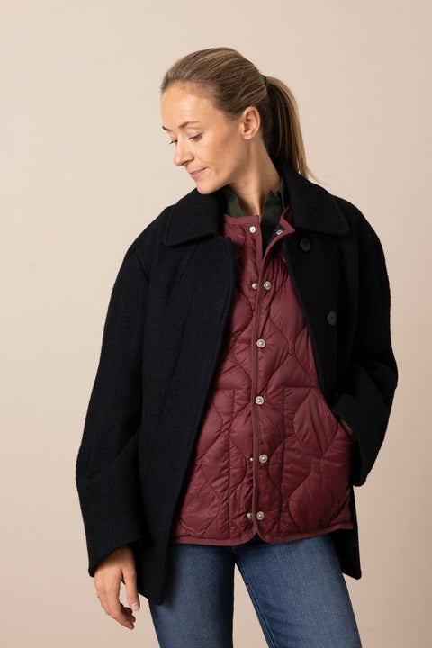 Vest - Military Crew Neck Down Vest Azuki