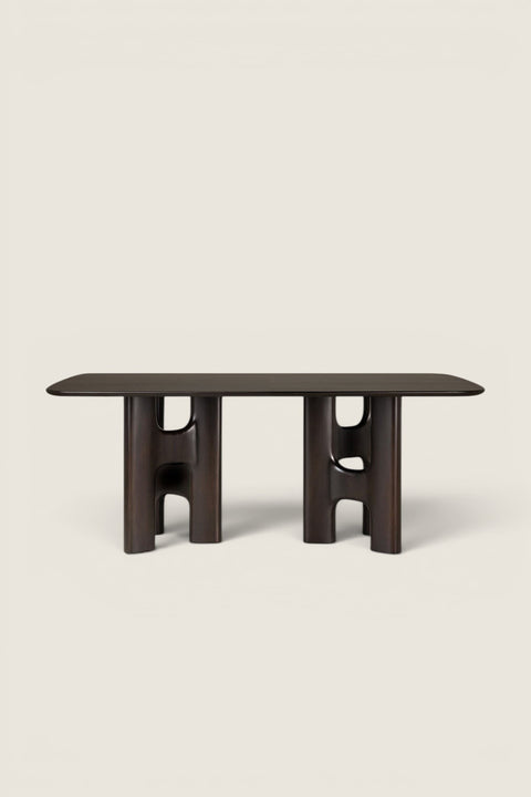 Spisebord - Flow Dining Table 200cm Mahogany Rose Brown