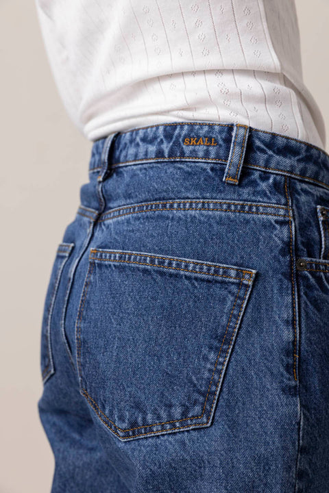 Jeans - Maddy Straight Jeans Mid Blue