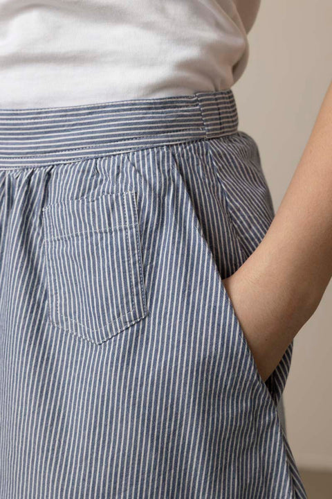 Skjørt - Neela Skirt Striped Mix Blue Boy