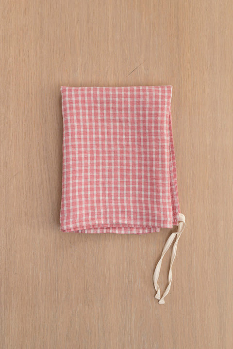 Kjøkkenhåndkle - Pink Checks