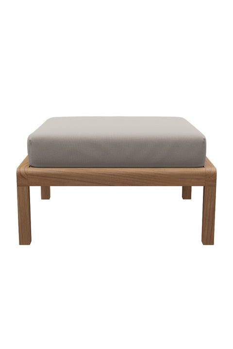 Fotskammel - Virkelyst H43cm Teak/Papyrus