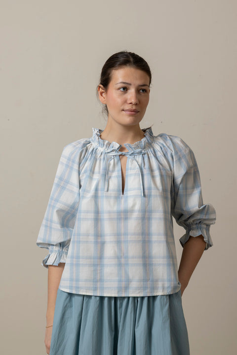 Bluse - Newmoon Blouse Vintage Check
