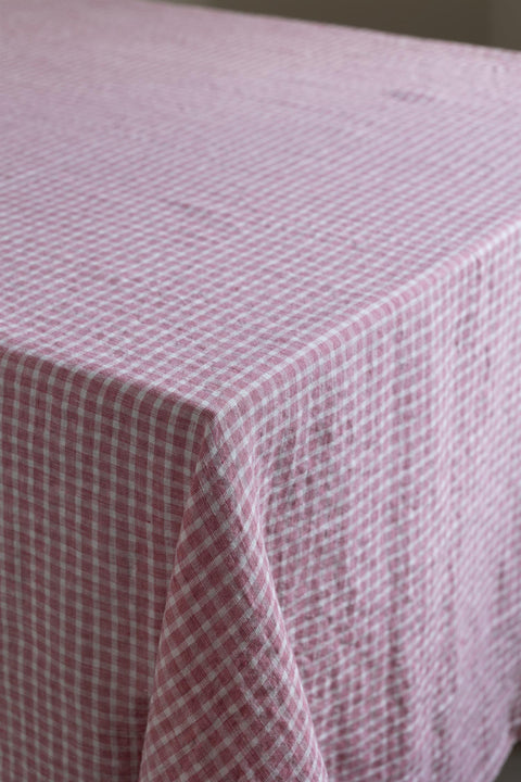 Duk - 140x250cm Pink Checks