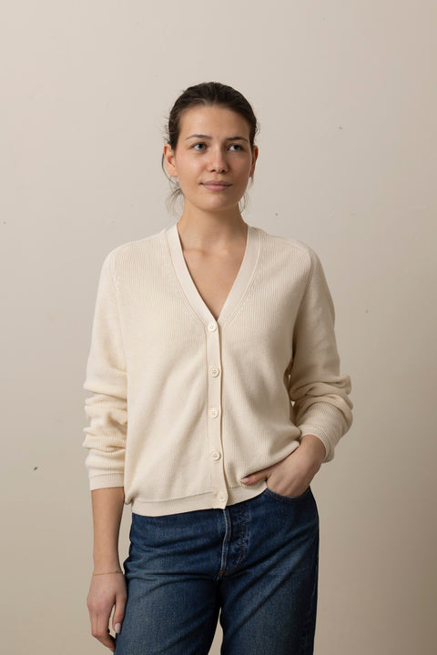 Cardigan - Vada Pure Ecru