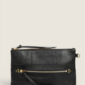 Veske - Lucky Clutch L Buffalo Noir Brass