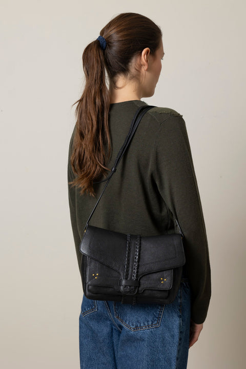 Veske - Harry M Goatskin Noir Graine