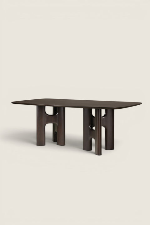 Spisebord - Flow Dining Table 200cm Mahogany Rose Brown