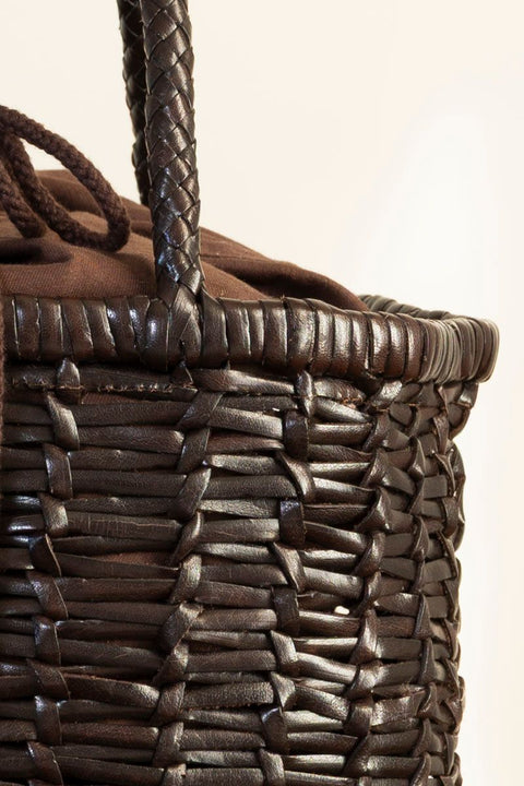 Veske - Lina Big Bucket Dark Brown