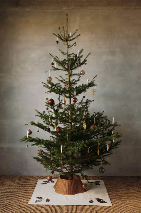 Juletrefotskjuler - Drape Braided Tree Skirt Natural