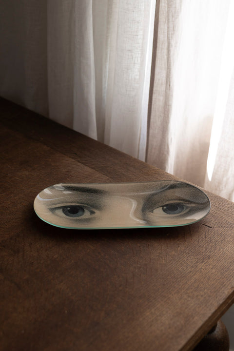 Glassfat - Decoupage Young American Girl