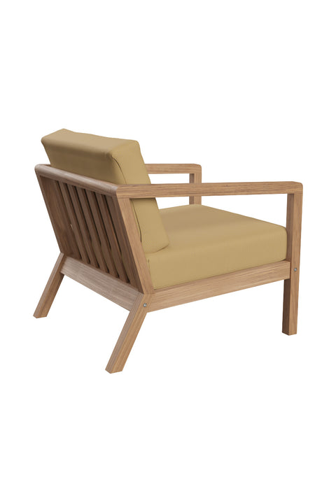 Loungestol - Virkelyst Armchair Teak/Honey Yellow