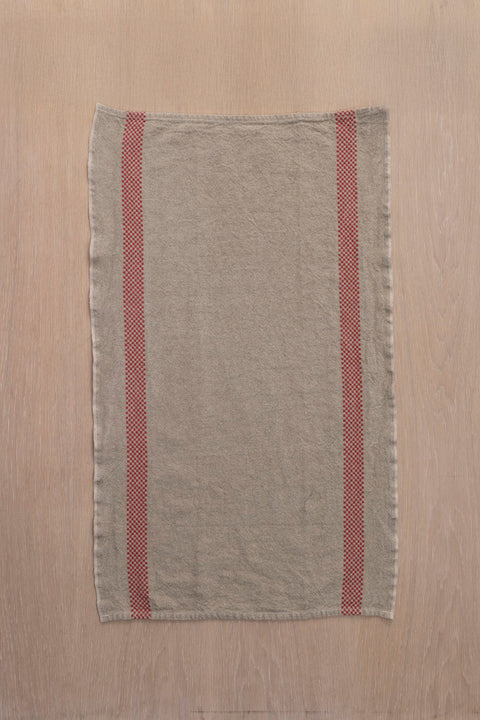 Kjøkkenhåndkle - Lustucru Linen/Red