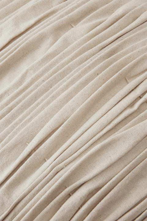 Putetrekk - Falda Smocked 50x50cm Undyed