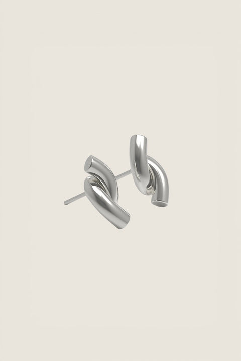 Øredobber - Rose Studs Silver