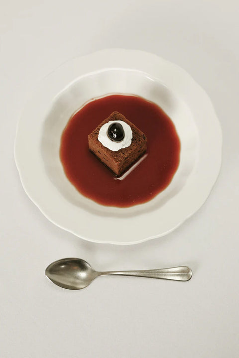 Tallerken - Silhouette High Oval S White