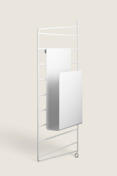 Hylle - Magasinholder 27x17x5 Hvit