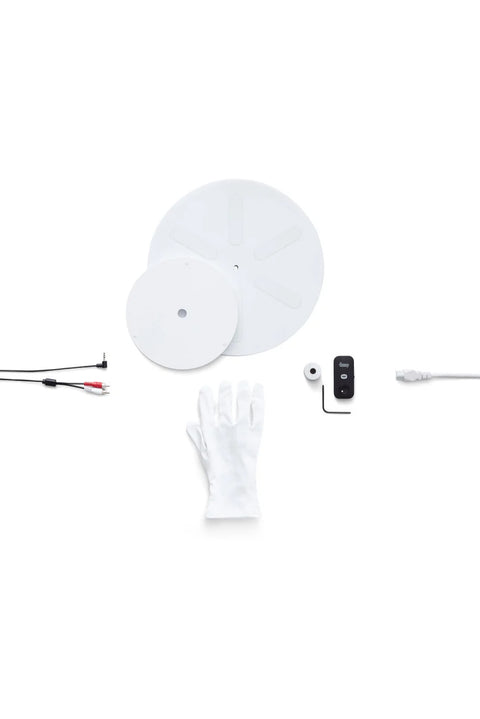 Platespiller - Transparent Turntable White