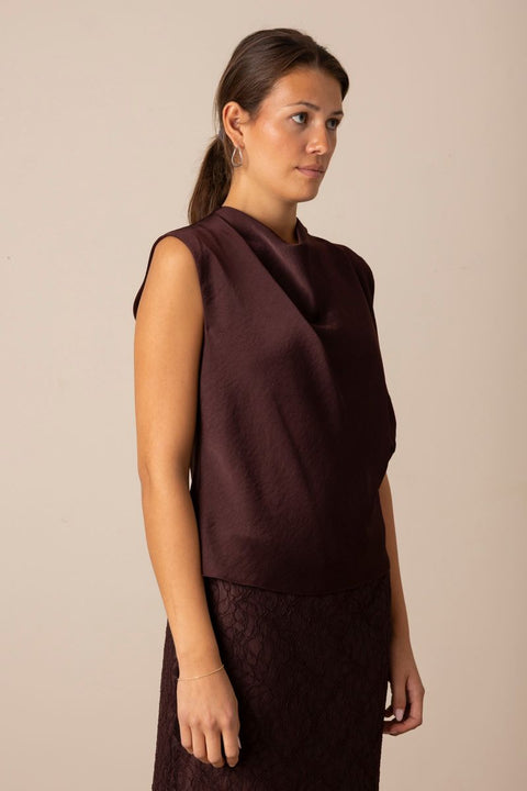 Topp - Draped Cowl NK Fig