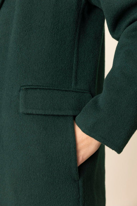 Kåpe - Single Breasted Classic Coat Juniper