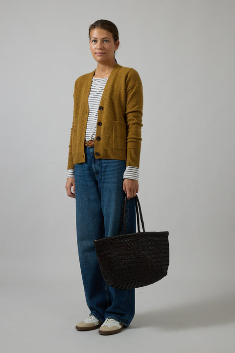 Cardigan - Boxy Turmeric