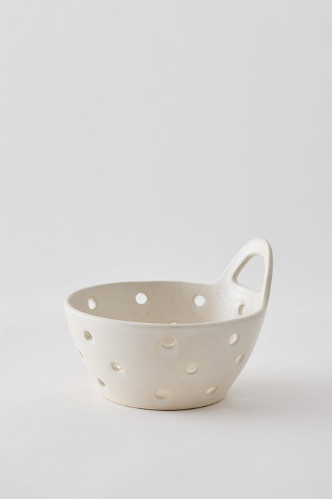 Dørslag - Palermo Stoneware Strainer Creme