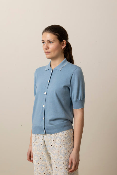 Cardigan - Disha Opal Blue