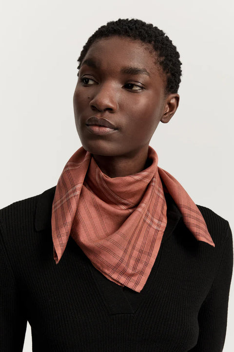 Skjerf - Dewdrop Mix Rust